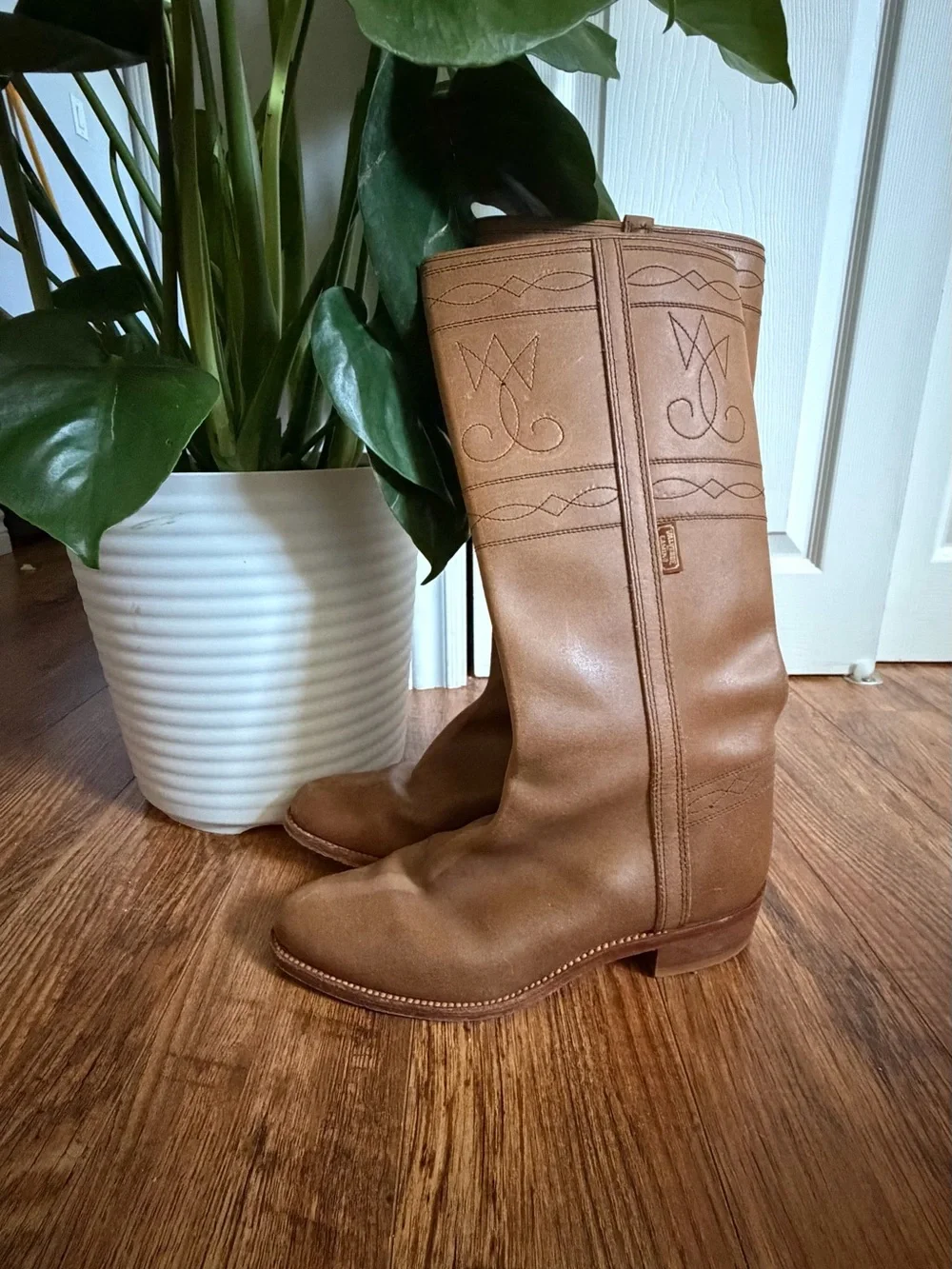 Vintage Leather Campus Style boots - Picture 4 of 4